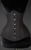 Corset - Black Cotton Extreme