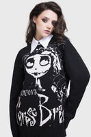 Sweater - Corpse Bride Distressed Sweater