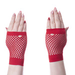 Gloves - Corrine Mesh Red