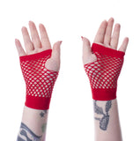 Gloves - Corrine Mesh Red