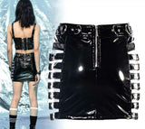 Skirt - Demonia PVC Skirt