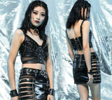 Skirt - Demonia PVC Skirt