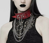 Choker - Devilish Red