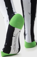 Socks - Beetlejuice Distressed Stripe Knee-High