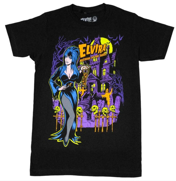 T-Shirt - Elvira Haunted House