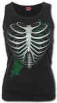 Top - Heart Ribs Glow-In-The-Dark Razor Back