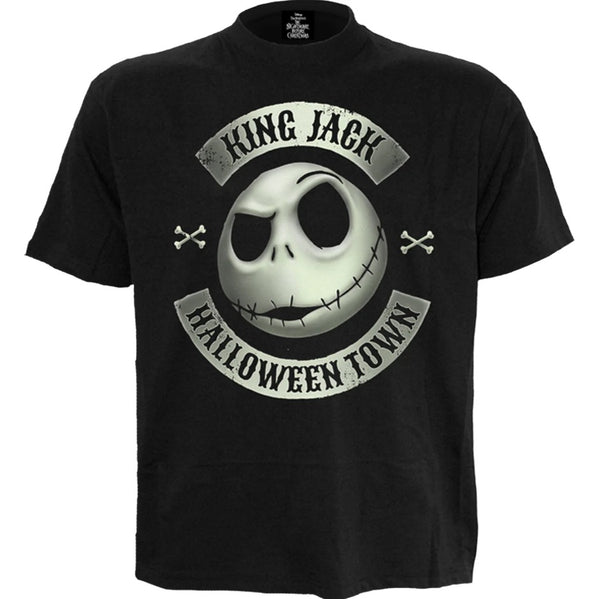 T-Shirt - Nightmare Before Christmas - King Jack Crest Glow