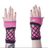Gloves - Ruby Mesh Black/Pink