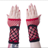 Gloves - Ruby Mesh Black/Red