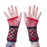 Gloves - Ruby Mesh Black/Red