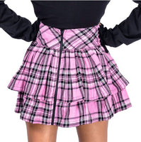 Skirt - Samara Pink Plaid Skirt
