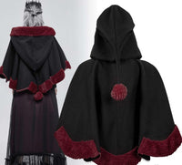 Cape - Swansea Black/Red Cape