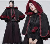 Cape - Swansea Black/Red Cape