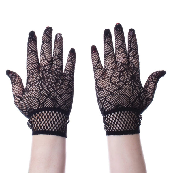 Gloves - Web Mesh Black