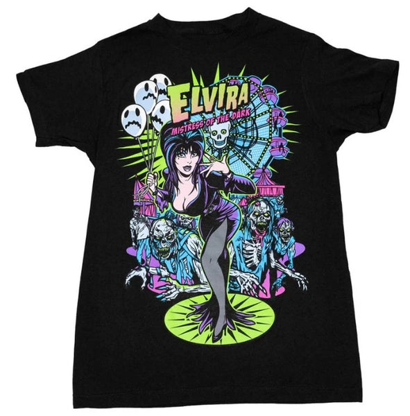 T-Shirt - Elvira Zombie Ferris Wheel