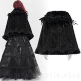 Cape - Black Roses Palace Pelerine