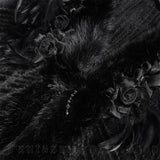 Cape - Black Roses Palace Pelerine