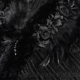 Cape - Black Roses Palace Pelerine