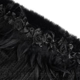 Cape - Black Roses Palace Pelerine