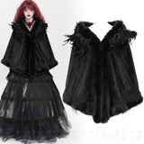 Cape - Black Roses Palace Pelerine