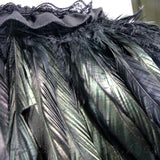 Corvus Corax Feather Capelet