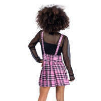 Dress - Faye Pinafor Pink Plaid Skirt/Dress