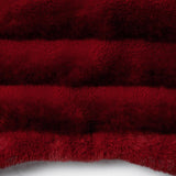 Jacket - Hex Fur Red Cropped Jacket
