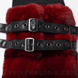 Skirt - Hex Fur Red Leg Warmers