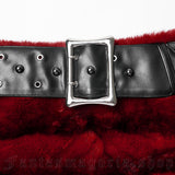 Skirt - Hex Fur Red Skirt
