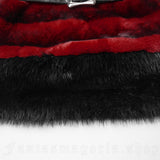 Skirt - Hex Fur Red Skirt