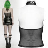 Top - Mistress Mayhem Black PVC