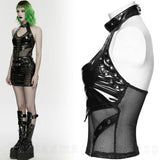 Top - Mistress Mayhem Black PVC