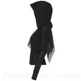 Top - Morbid Mesh Hooded Top