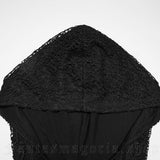 Top - Morbid Mesh Hooded Top