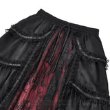 Skirt - Royal Elegy Red/Black Skirt