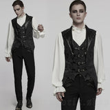 Vest - Lannister Black Brocade Vest