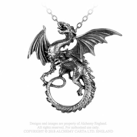 Necklace - Whitby Wyrm Dragon