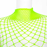 Mesh - Rave Slave Neon Green Mesh Bodysuit