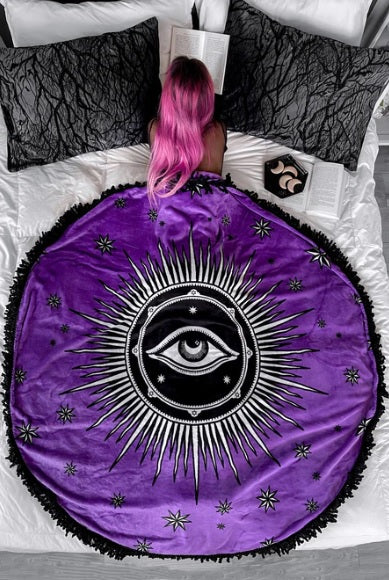 Bedding - Astral Plexus Round Blanket