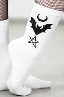 Socks - Bat Magic [White]