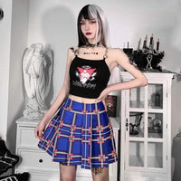 Skirt - Blue/Red Plaid