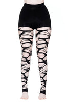 Tights - Carved Up Slashed Tights