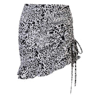 Skirt - Leopard Drawstring