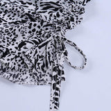 Skirt - Leopard Drawstring
