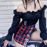 Skirt - Plaid Devil