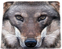 Wallet Men's - Portrait of a Wolf