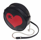 Bag - Round Skull Heart