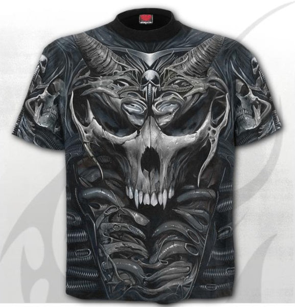 T-Shirt - Skull Armour Allover