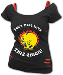 Top - Looney Tunes Tweety Tough Chick