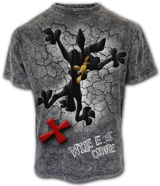 T-Shirt - Looney Tunes Wile Coyote Missed the Spot